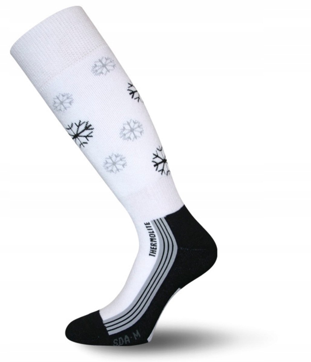 Lasting SDA001 Thermosokken voor Skiën & Snowboarden Merino Wol Multicolor