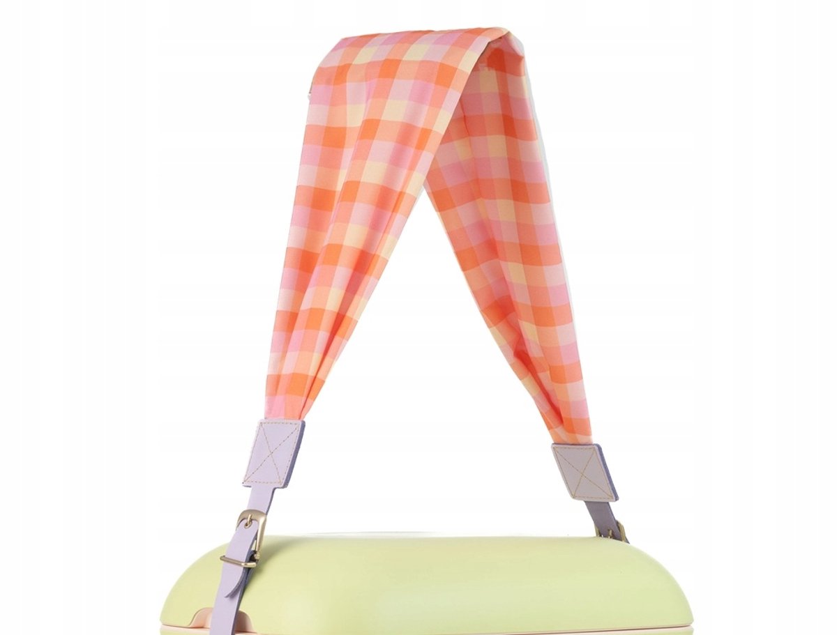 Polarbox POP Vichy Malva Paars Textiel Koelbox Riem 9419