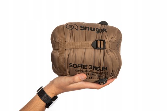 Snugpack Softie 3 Slaapzak Coyote - Standaardformaat - Rits links — afbeelding 2
