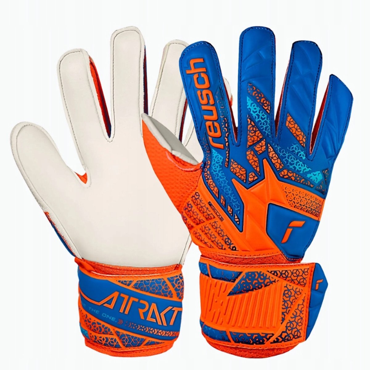 Reusch Attrakt Solid Junior Keepershandschoenen voor kinderen Oranje