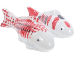 Keramische Drijvende Vissen - Aquarium Decoratie - Vijver Decoreren - Realistisch Ontwerp - 10 cm Lengte - Meerkleurig