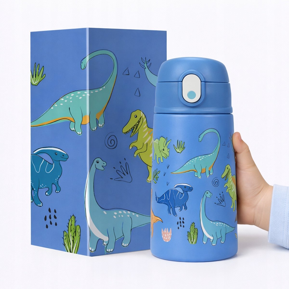 VAAK Thermische Flessen voor Kinderen 400 ml - Dinosaurussen