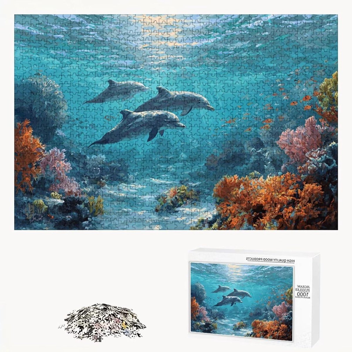 Puzzel 4000 stukjes - Houten legpuzzel - Ontspanning thuis - Premium lindehout - 147x105 cm - Meerkleurig
