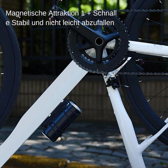 Fiets flessenhouder - Bidon houder - Hydratatie tijdens rit - Magnetische sluiting - 15 x 6 x 2 cm - Zwart — afbeelding 4
