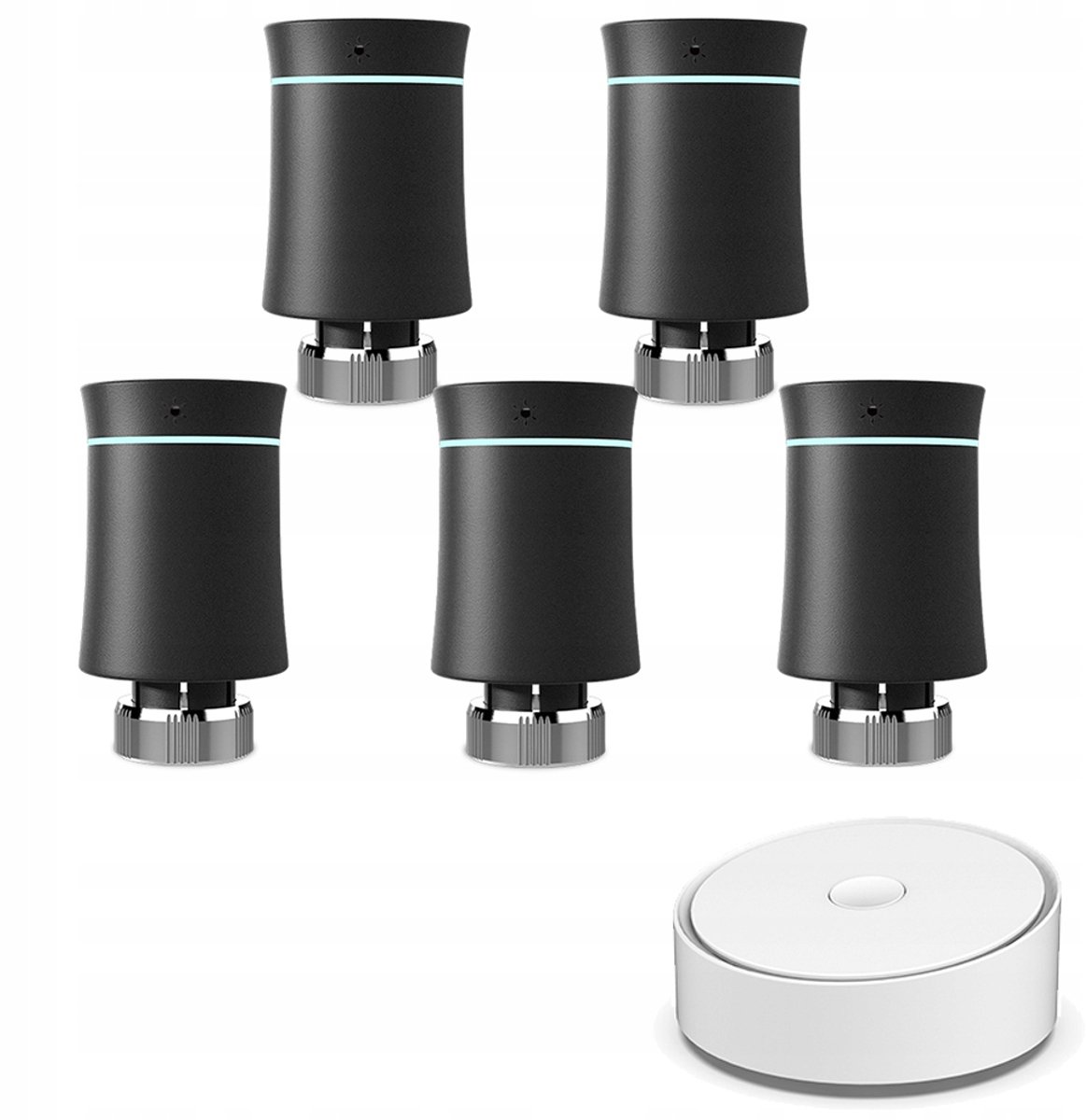 5x Zigbee Thermostaatkranen met Tuya Gateway - Slimme Verwarming