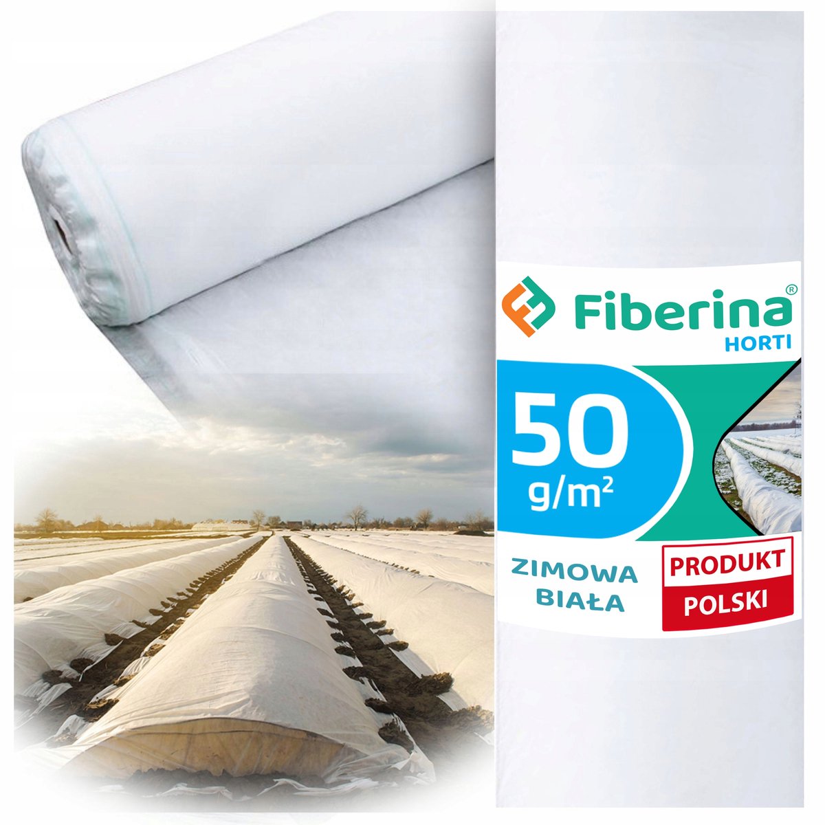 Agrotextiel Wit Winter 50g 0.8x50m UV-bestendig voor Planten