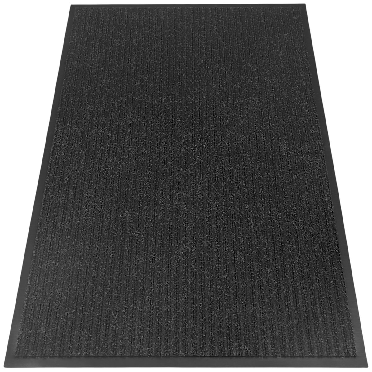 Zwarte buitenmat deurmat 60x90 cm - Duurzaam en antislip