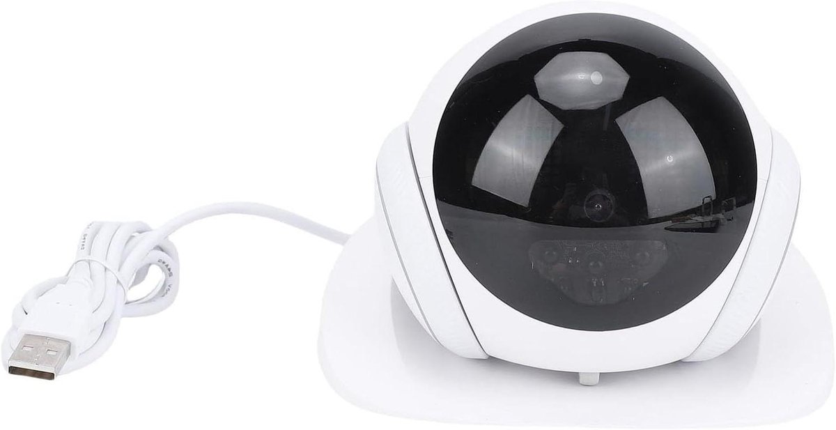 Huisdiercamera - Bewegende Camera - Huisdieren Bewaken - 360 Graden Draaibaar - 1080P Resolutie - Wit