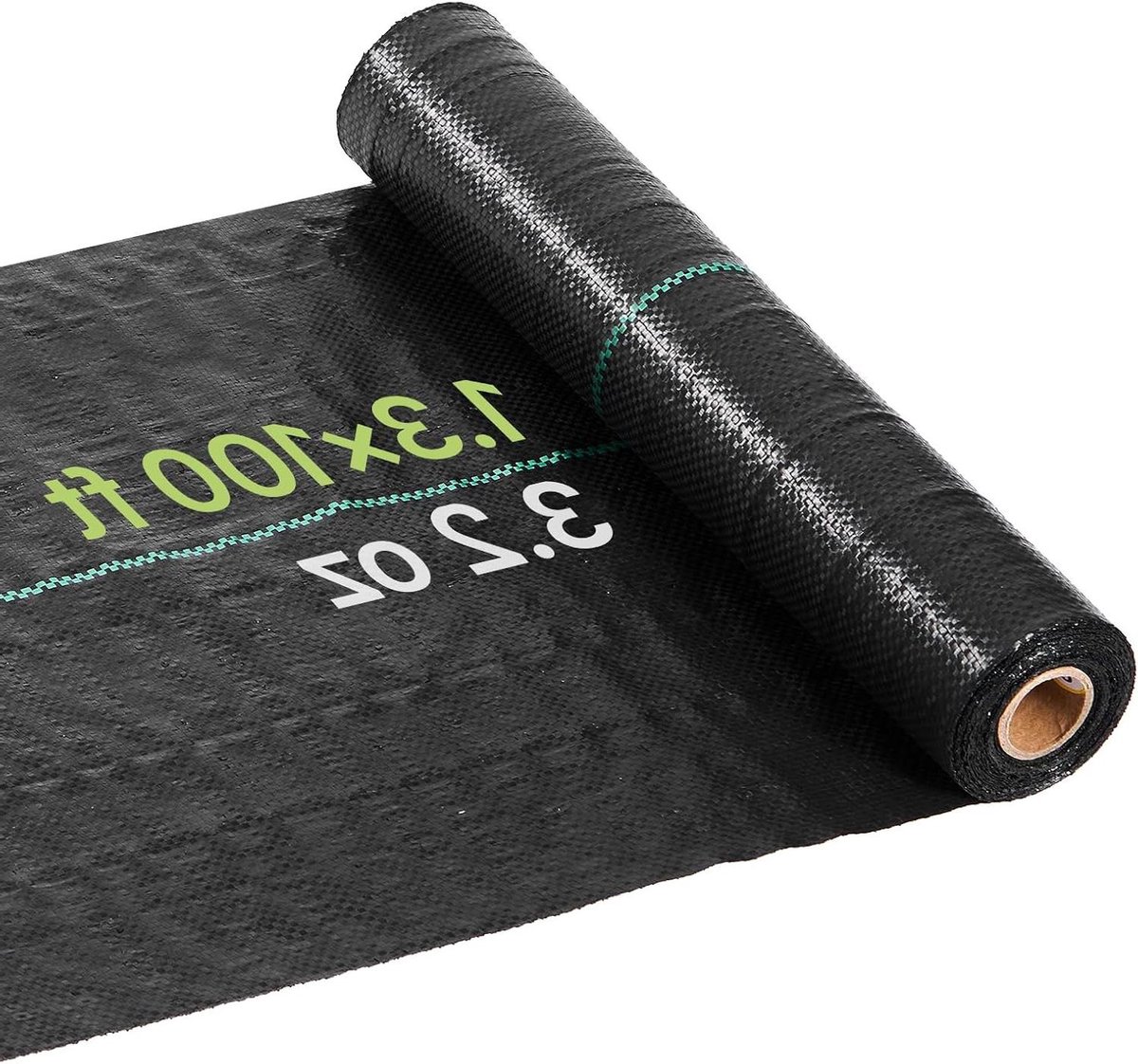 Onkruiddoek Rol - Gronddoek Barrière - Tuin Onderhoud - Hoge Dichtheid Weefsel - 0.4 x 30.5 m - Zwart
