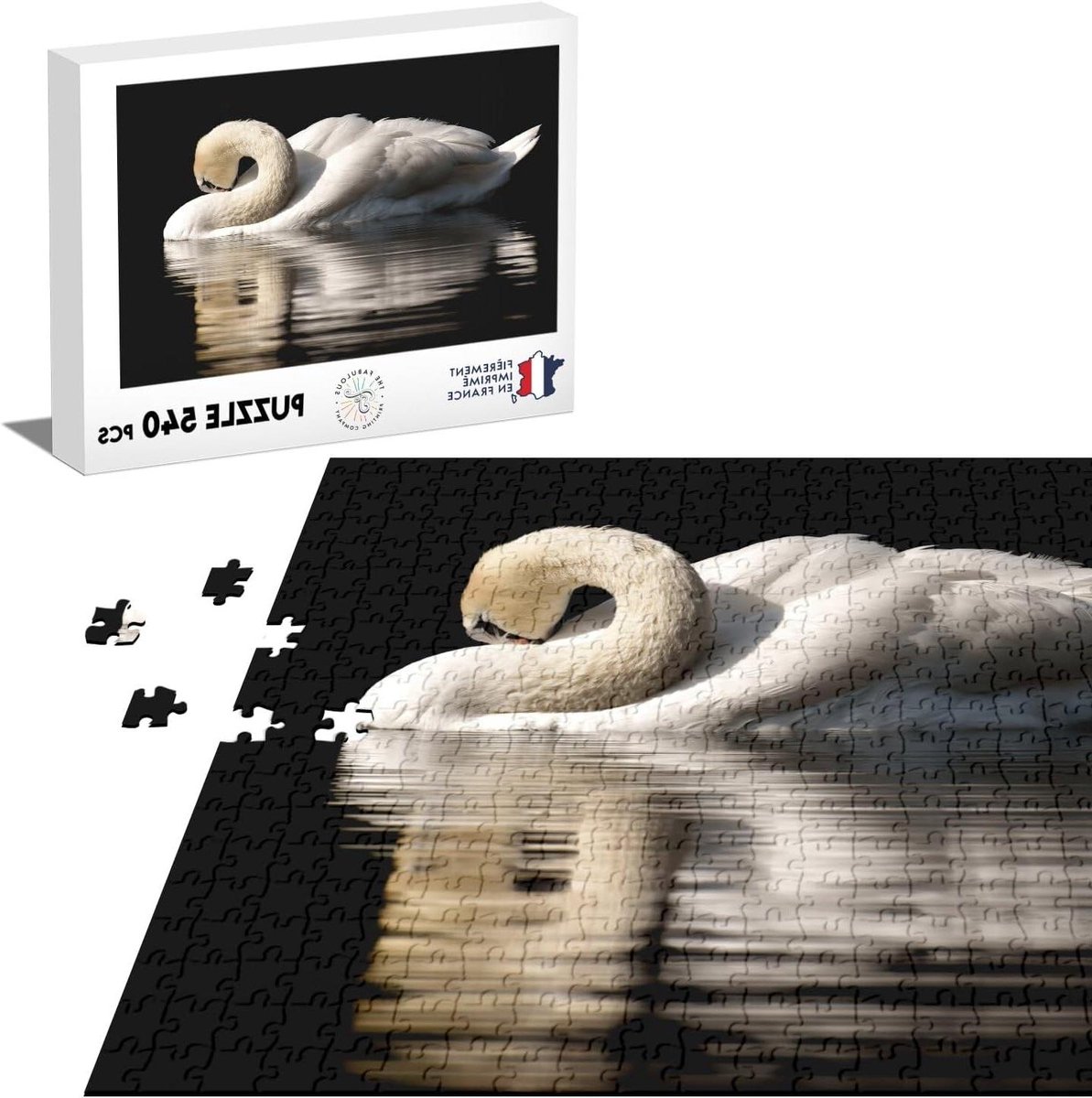 Klassieke Puzzel - Legpuzzel Karton - Ontspanning Thuis - Gedrukt in Frankrijk - 52 x 375 cm - Niet gespecificeerd