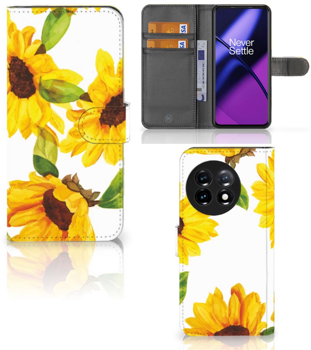 Hoesje voor OnePlus 11 Zonnebloemen