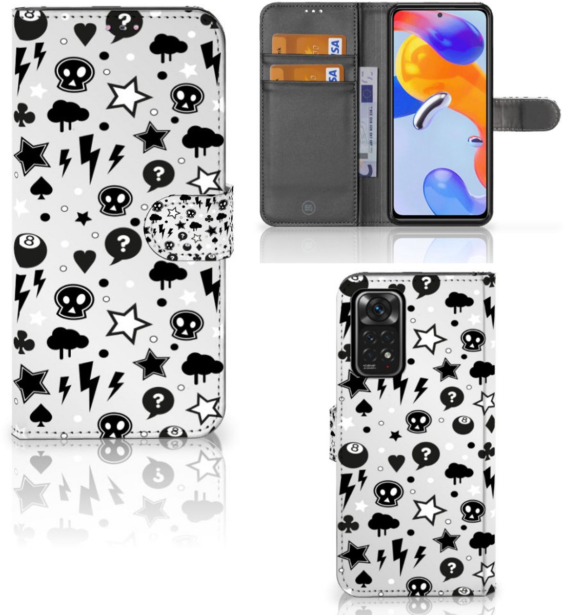 Telefoonhoesje met Naam Xiaomi Redmi Note 11 Pro 5G/4G Silver Punk