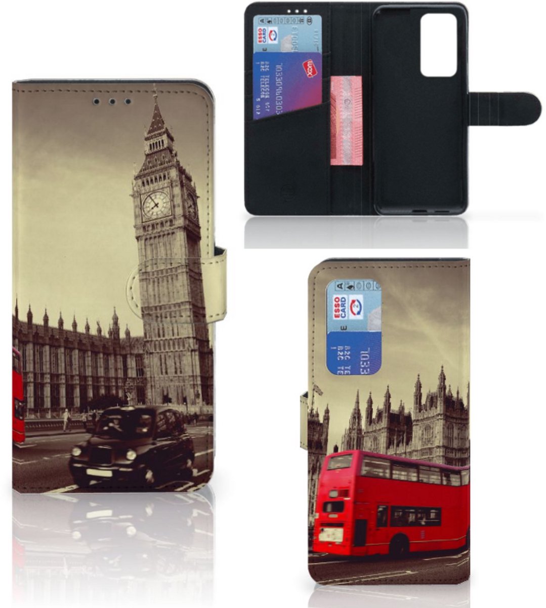 Huawei P40 Pro Flip Cover Londen