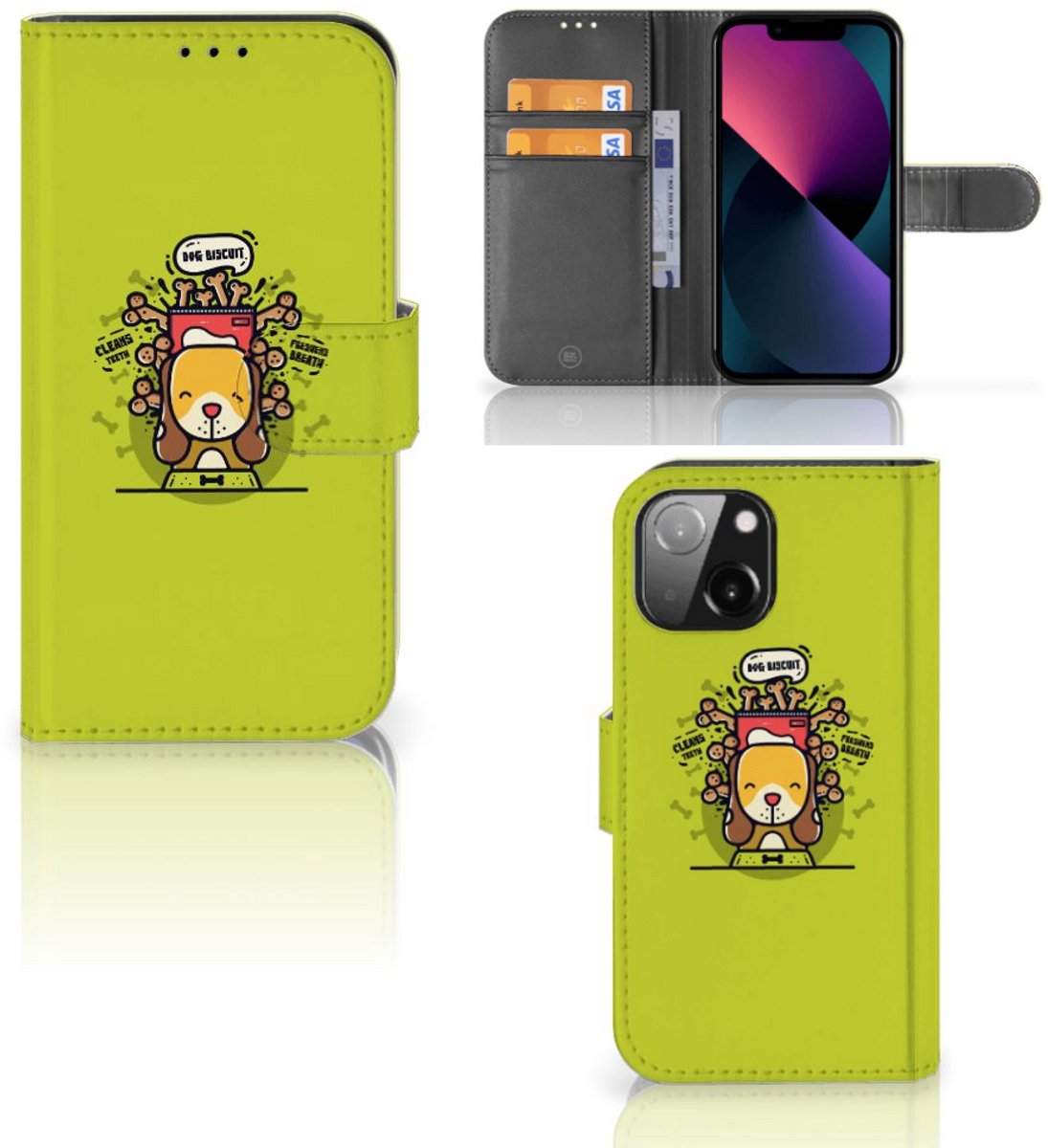 iPhone 13 Mini Leuk Hoesje Doggy Biscuit