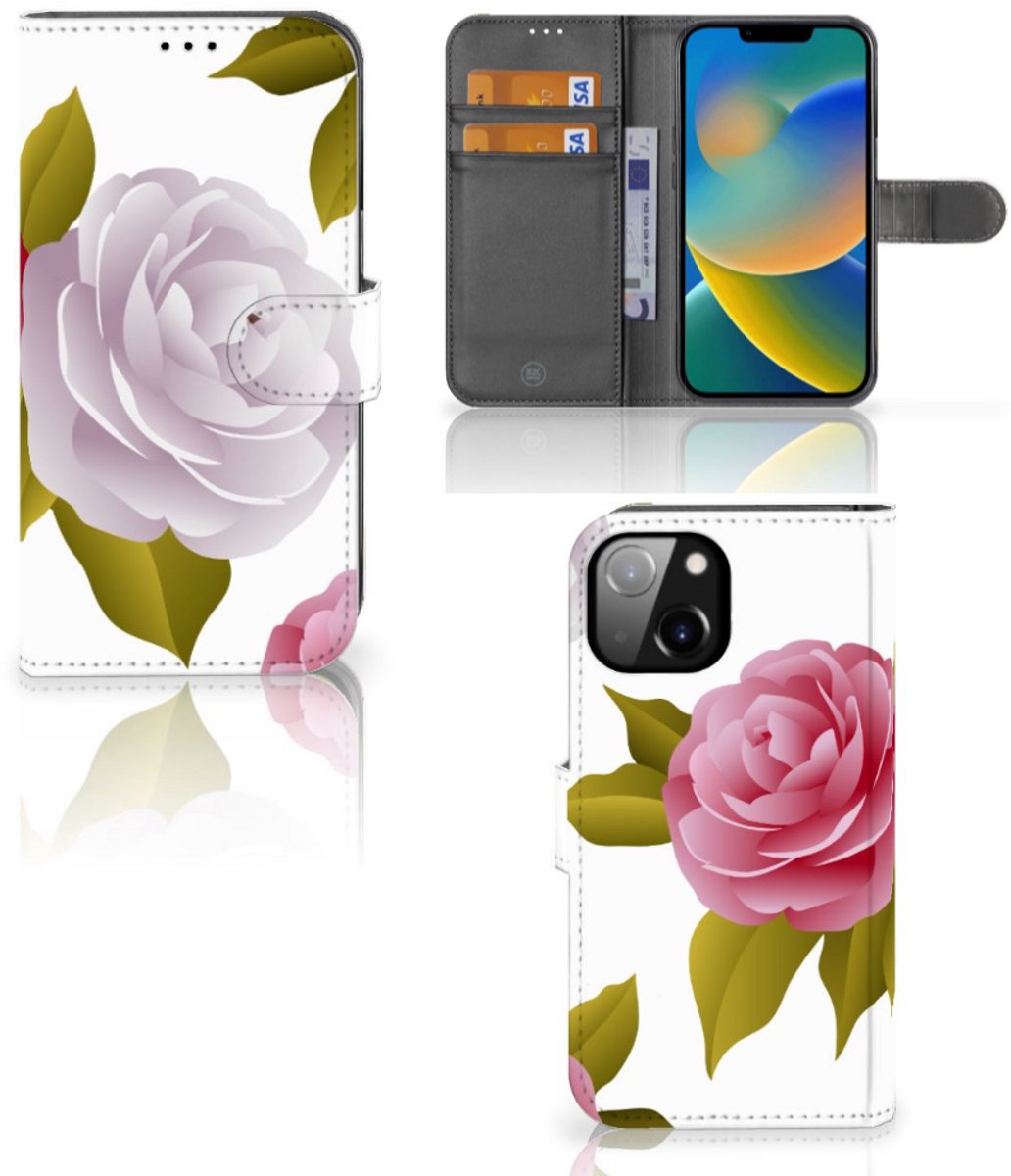 Apple iPhone 14 Hoesje Roses