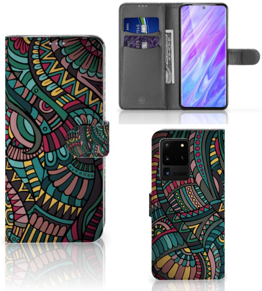 Samsung Galaxy S20 Ultra Telefoon Hoesje Aztec