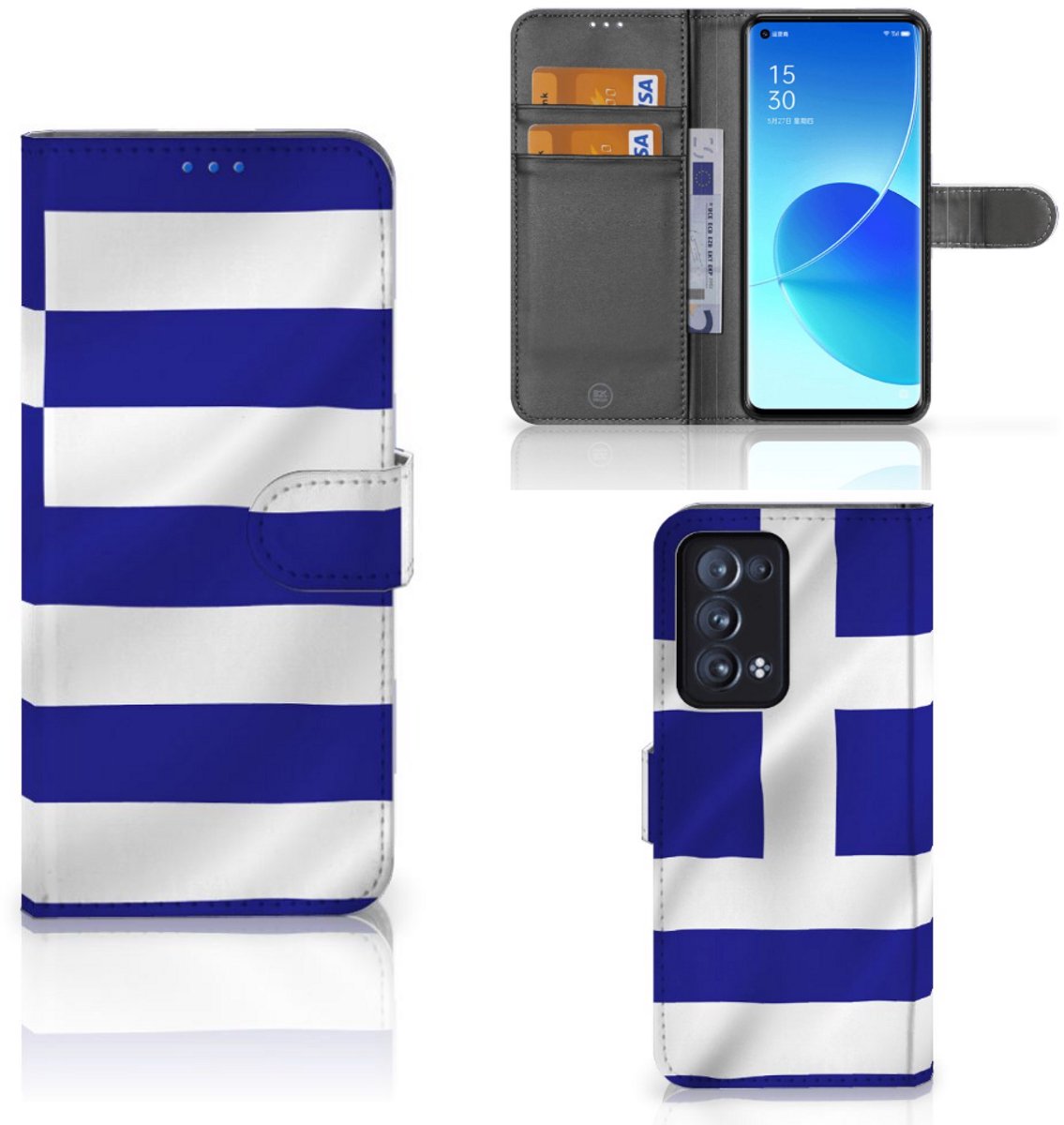 OPPO Reno 6 Pro Plus 5G Bookstyle Case Griekenland