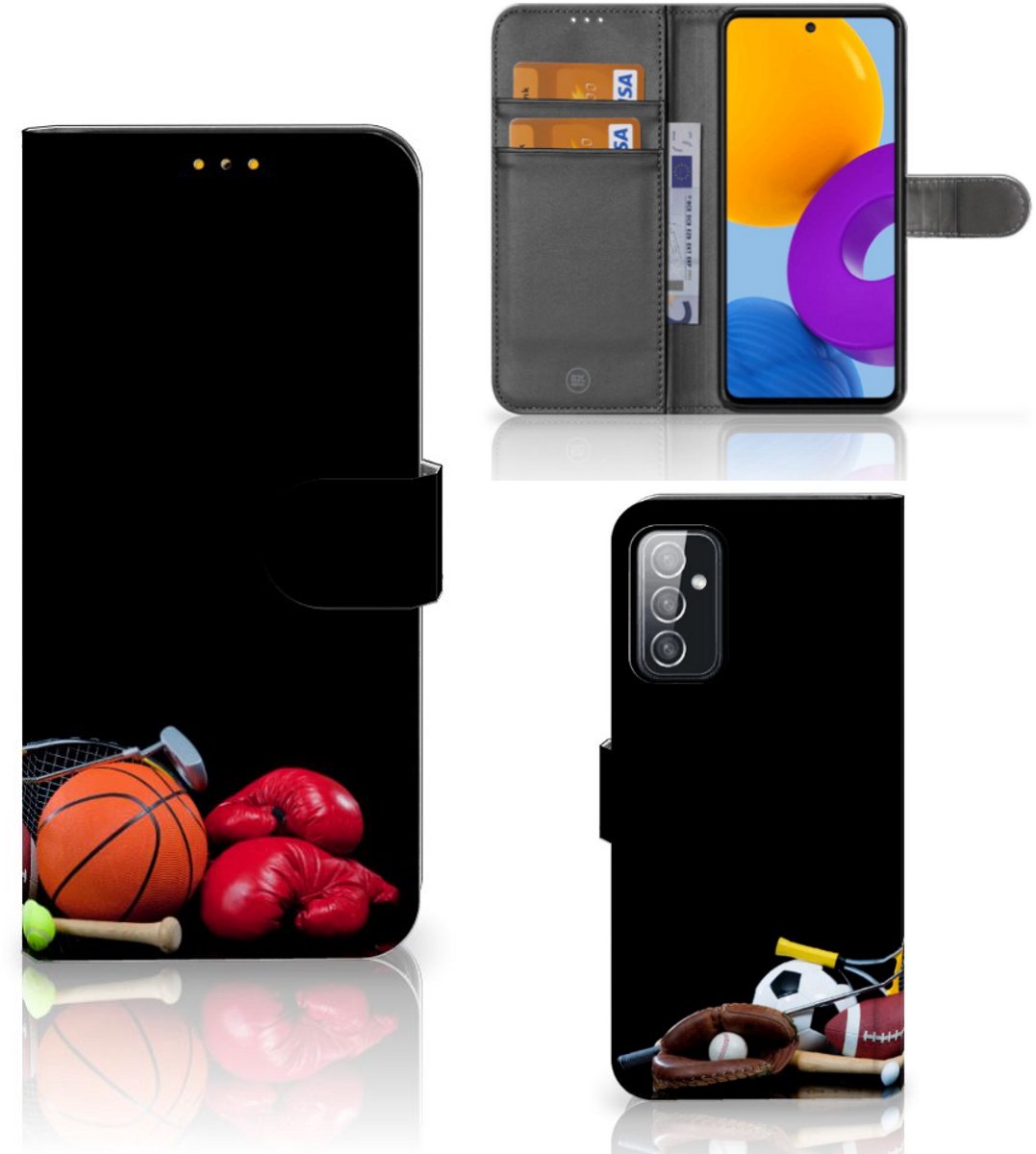 Samsung Galaxy M52 Wallet Case met Pasjes Sports