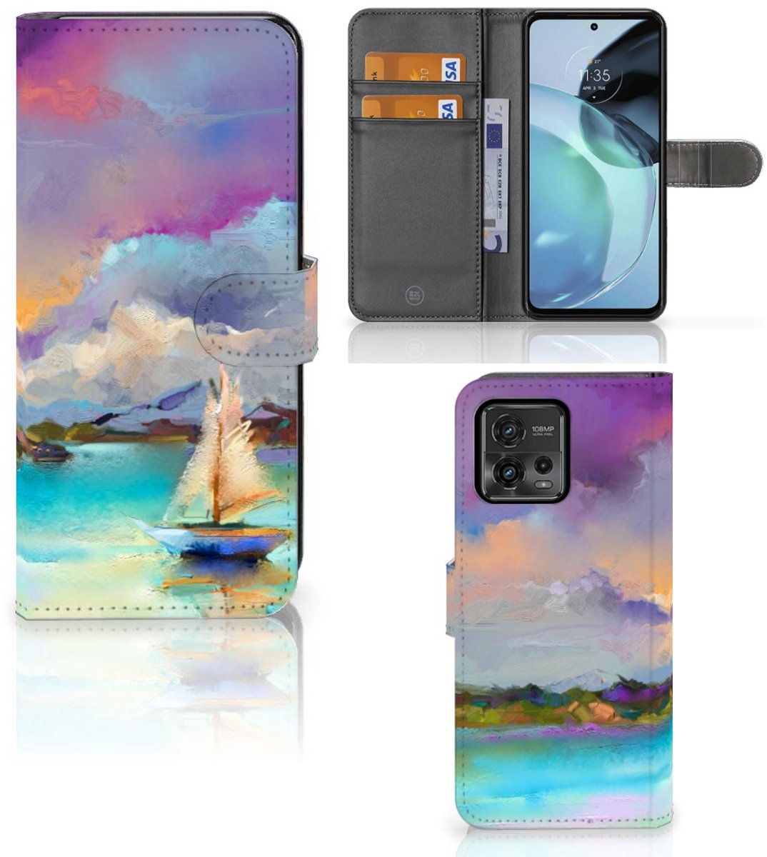 Hoesje Motorola Moto G72 Boat
