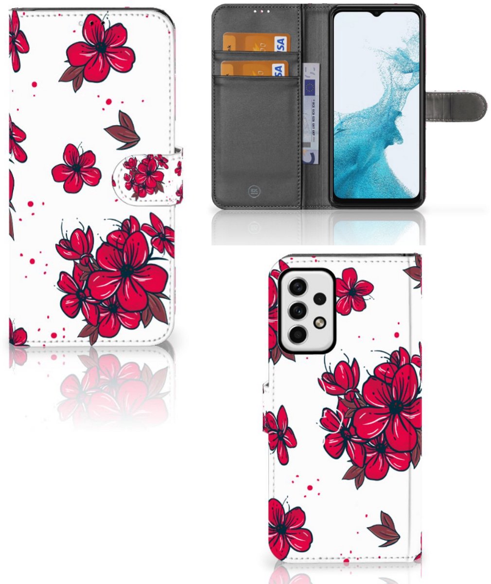 Samsung Galaxy A23 Hoesje Blossom Red