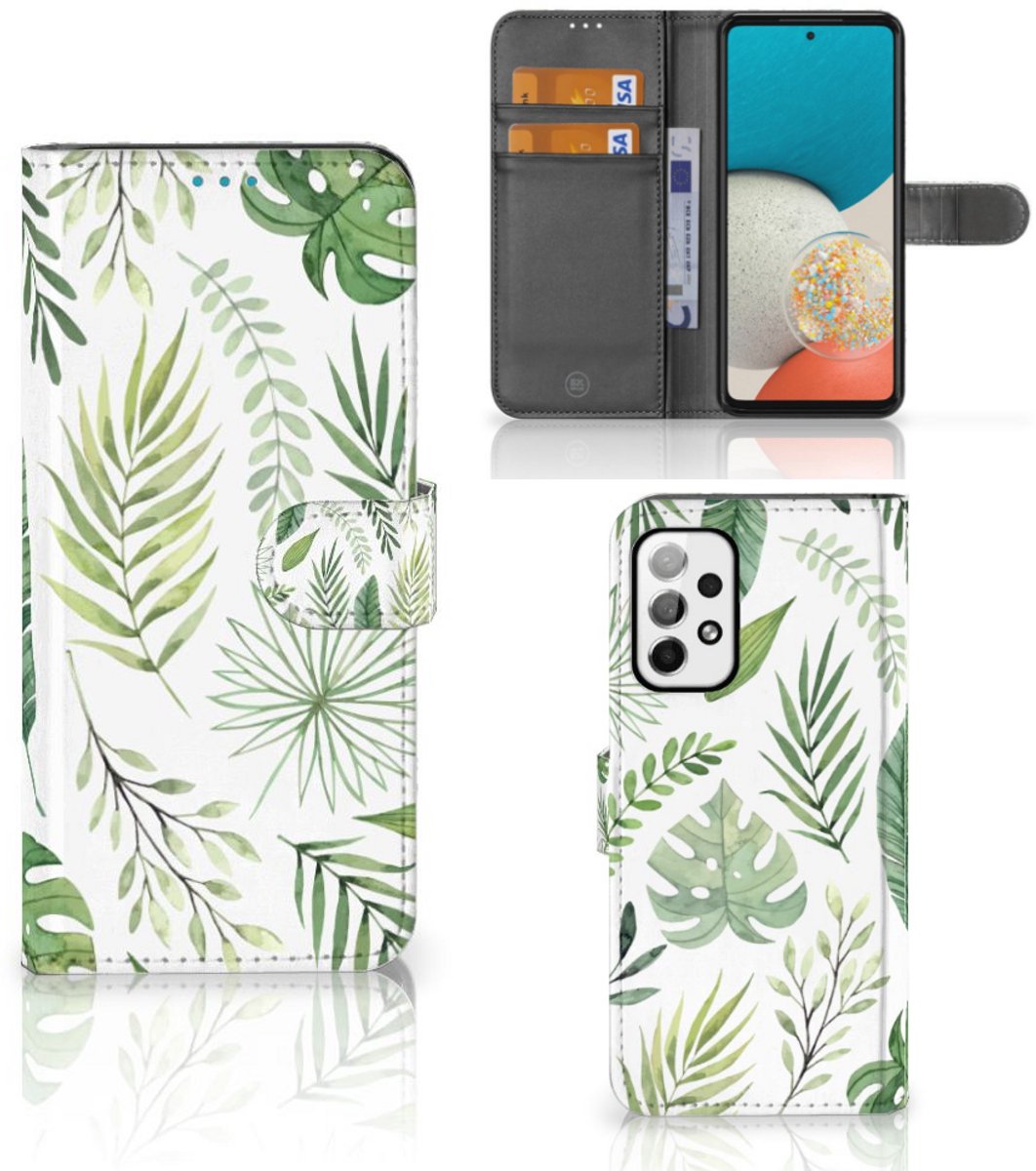Samsung Galaxy A73 5G Hoesje Leaves