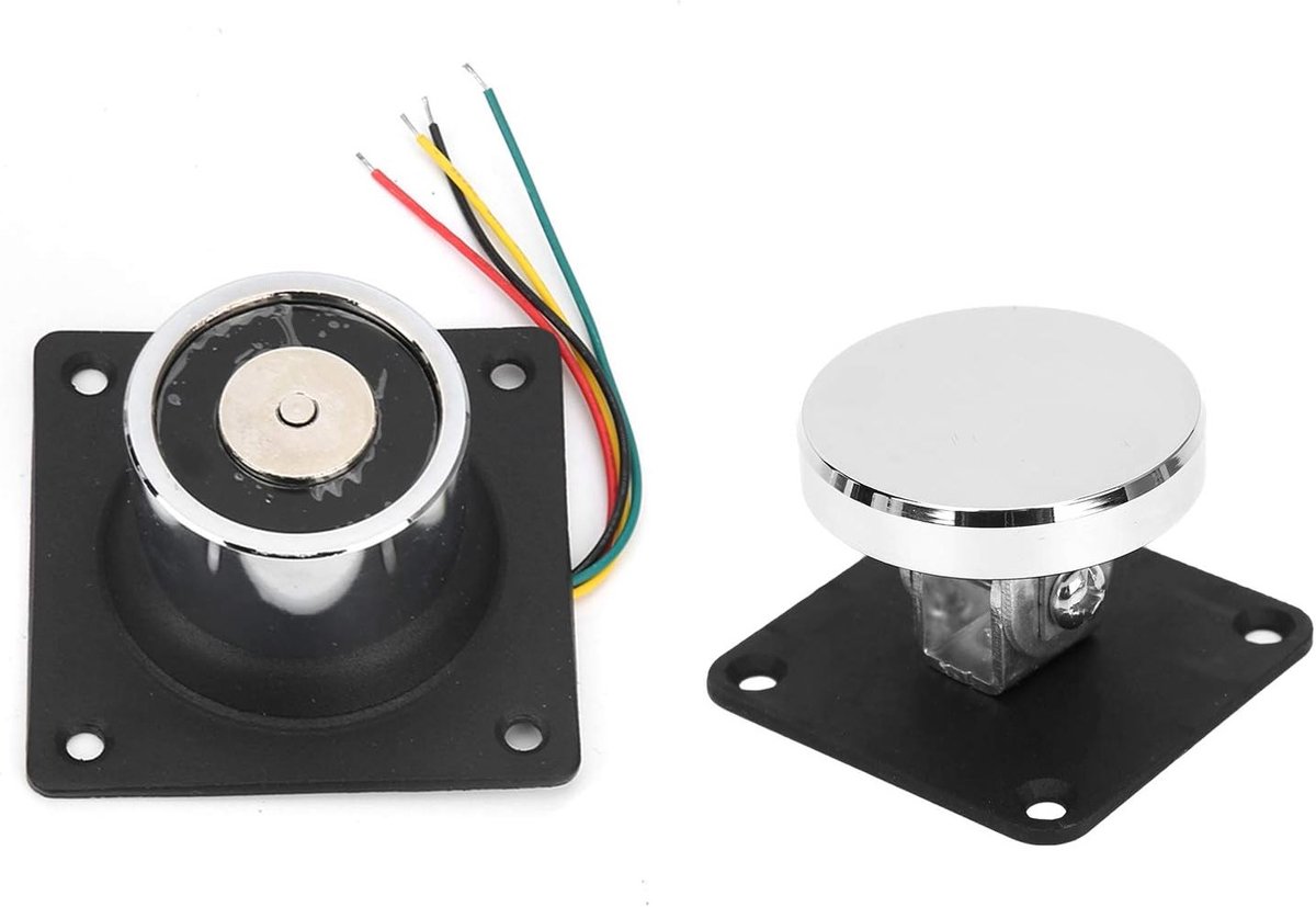 Dailygoods - Deurafzuiging - Elektromagnetische deurhouder - Duurzaam en eenvoudig te installeren - Gietstaal - Geschikt voor houten en ijzeren deuren...