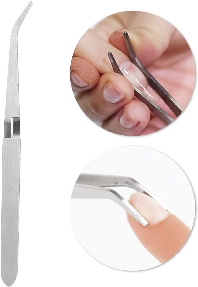 Multifunctionele Nagelknippers van RVS voor Gel Nagels en Nagelkunst - Perfect voor Professioneel Gebruik
