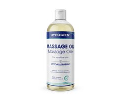 Hypogeen Massageolie - Neutrale Massage Olie voor Gevoelige Huid - Geurloos en Parfumvrij - Met Amandelolie, Jojobaolie en Vitamine E - Professioneel en Thuisgebruik - 500 ml