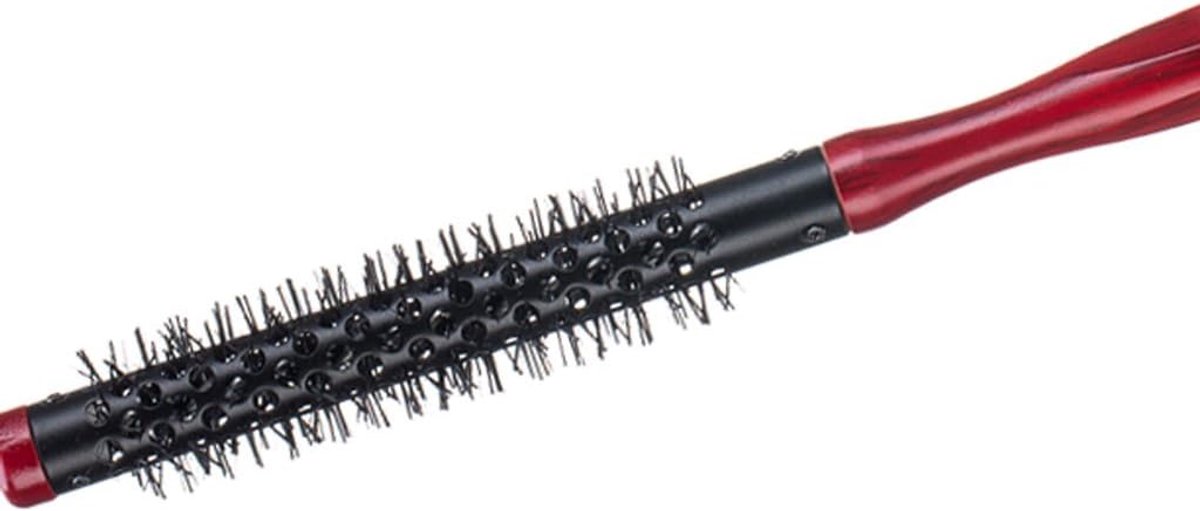 Small Mini Round Hair Brush Heat Resistant Nylon Short Hair Blow Drying Styling Roll Hairbrush 10mm/12mm/15mm/25mm Diameter - 1#10mm(25mm)