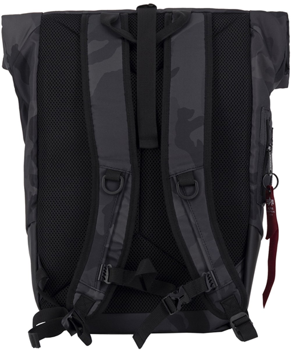 Alpha Industries Crew Camo Roll Top Bag