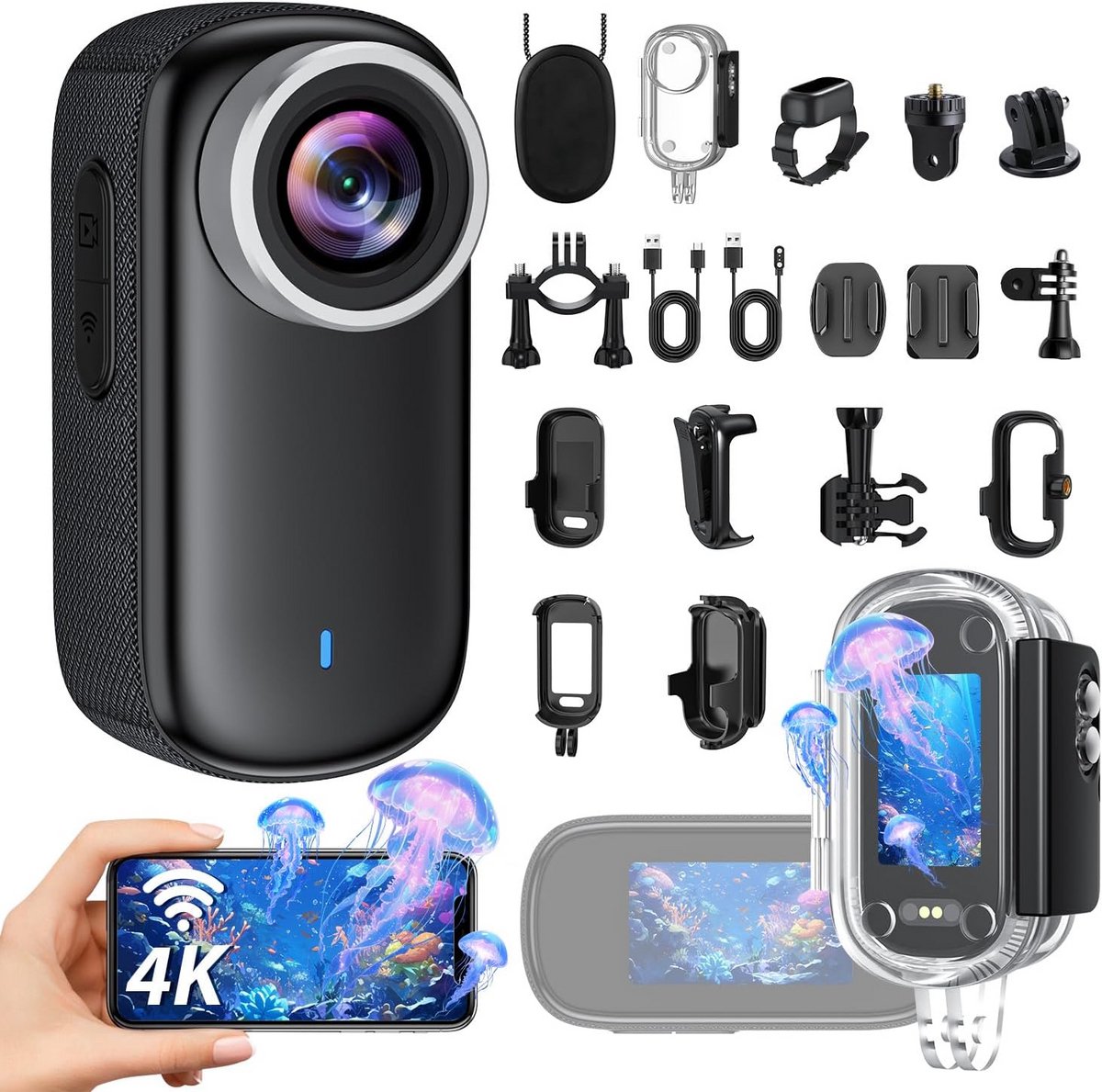 Onderwatercamera – Waterdichte Actie Camera – Action Camera - camera sport