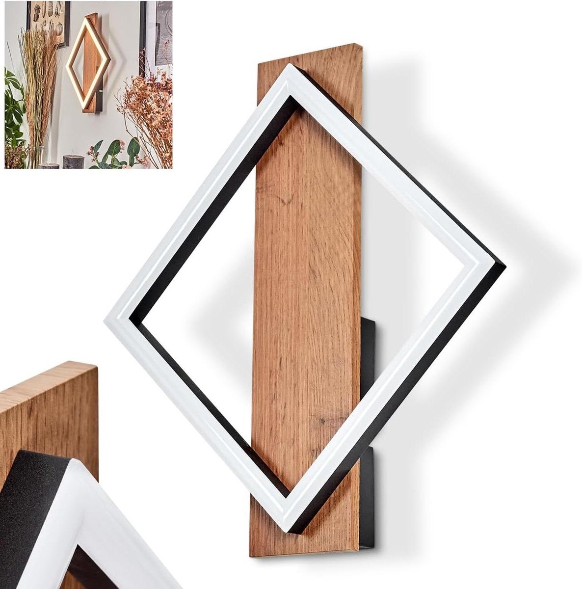 LED Wandlamp Cascada - Moderne Muurlamp - Woonkamer Verlichten - Rechthoekig Ontwerp - 31 x 5.5 x 33 cm