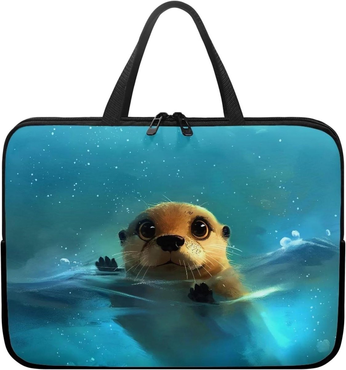 Laptop Sleeve - Notebook Protector - Laptop Beschermen - Waterdichte Stof - 10-17 inch - Grijs