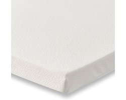 Matrastopper Koelschuim - Matrasverbeteraar Topper - Verbeteren Slaapcomfort - Dubbel Koel Geheugenschuim - 140x200 cm - Wit