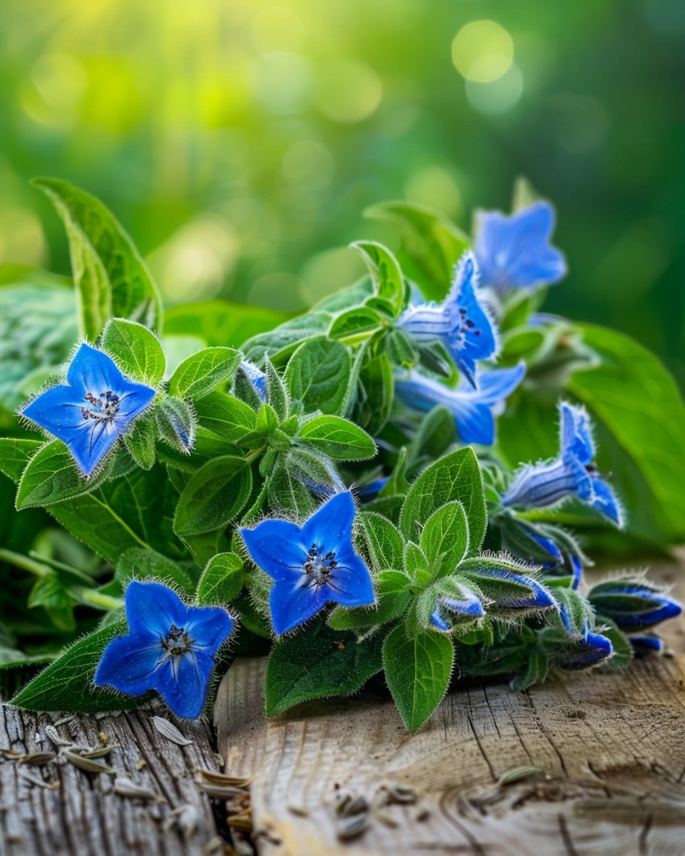 Komkommerkruid Zaden Borago Officinalis Biologisch Eenjarig