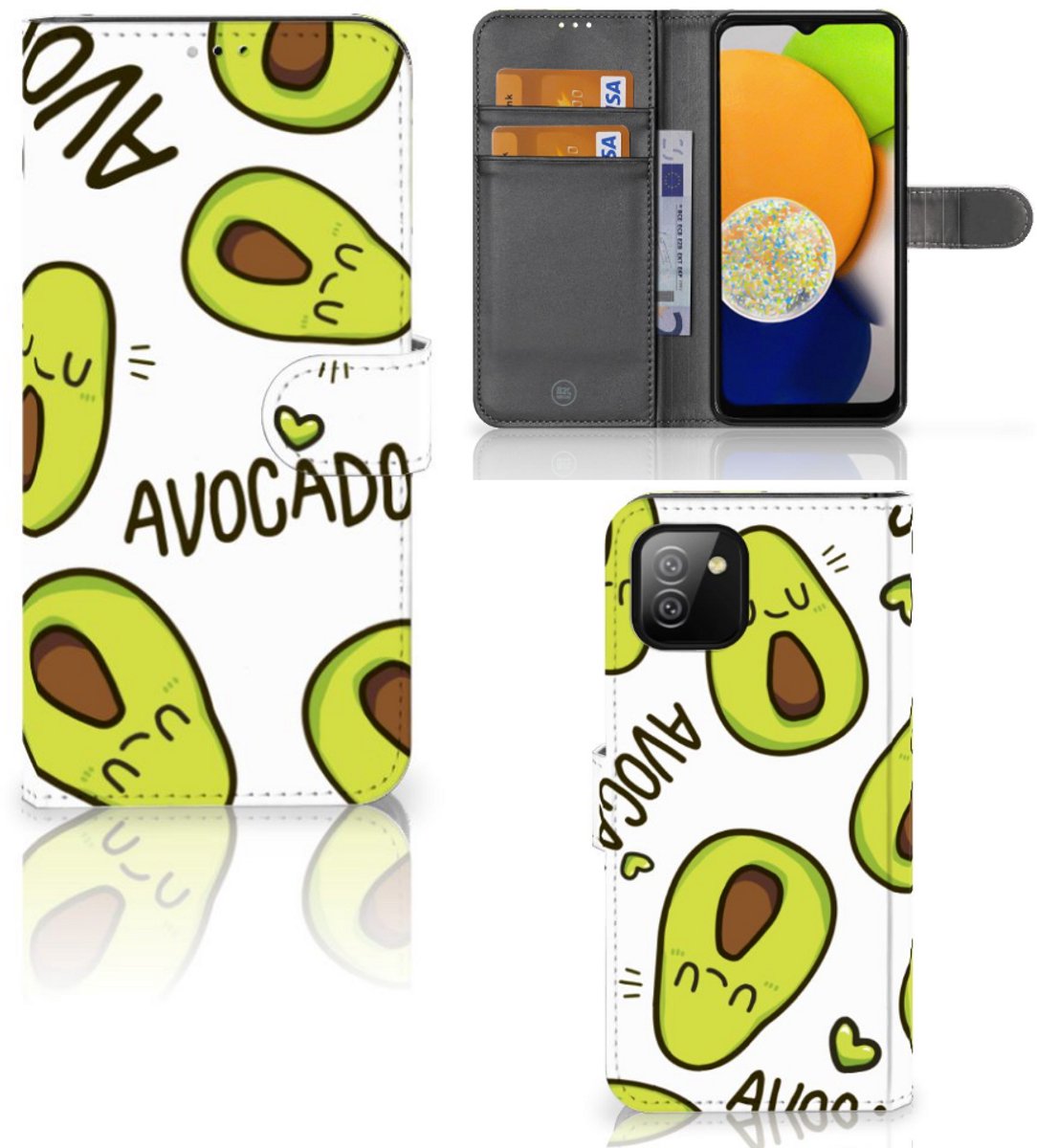 Samsung Galaxy A03 Leuk Hoesje Avocado Singing