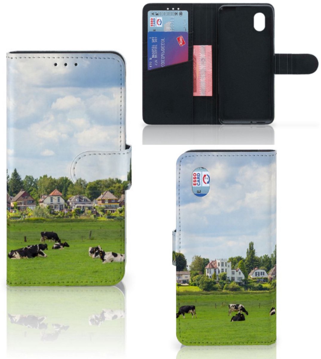 Alcatel 1B (2020) Telefoonhoesje met Pasjes Koeien