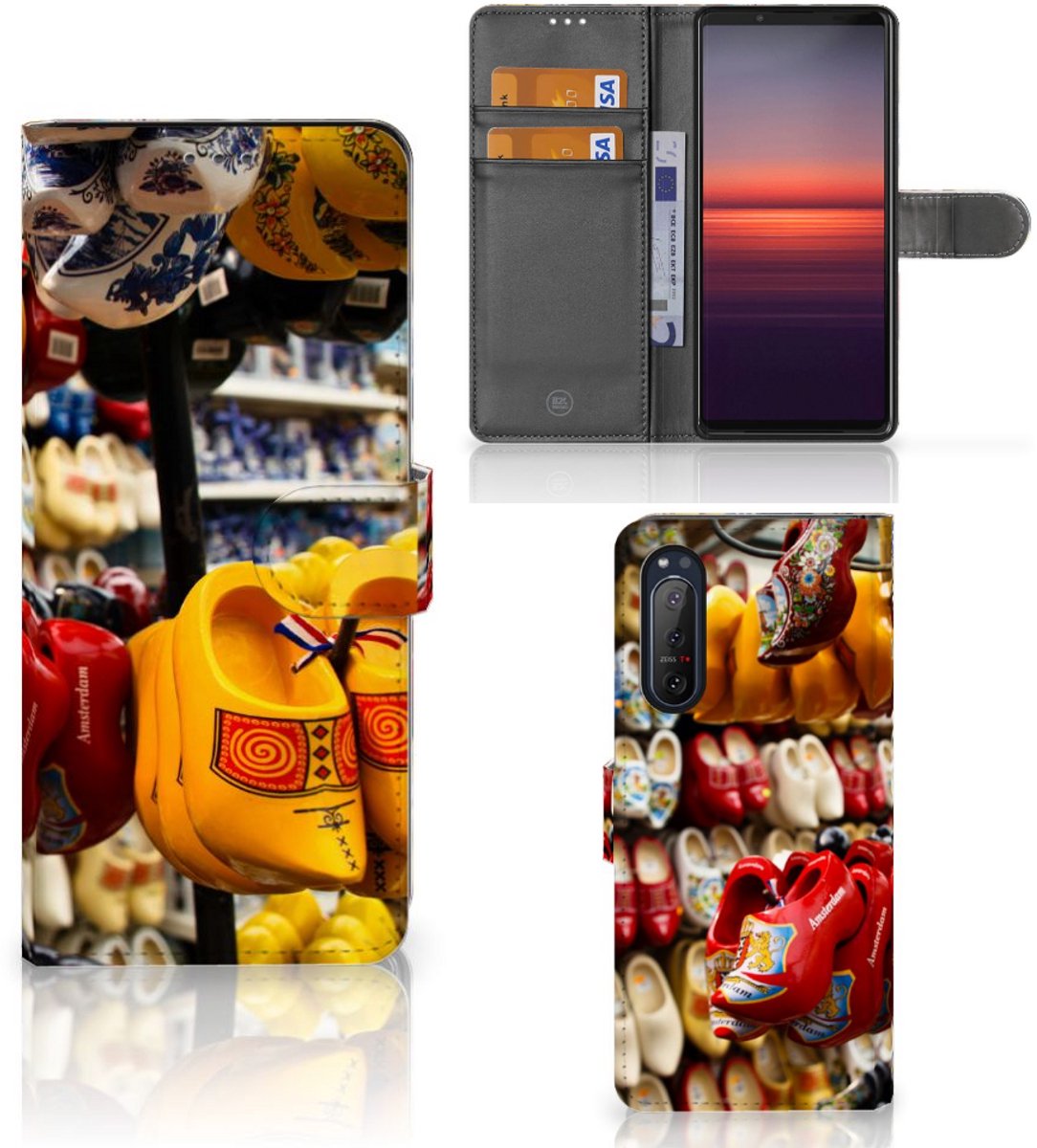 Sony Xperia 5II Flip Cover Klompen