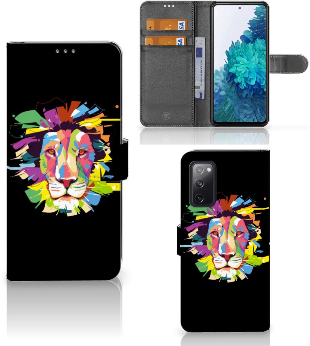 Samsung Galaxy S20 FE Leuk Hoesje Lion Color