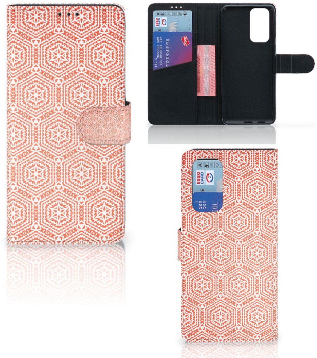OnePlus 9 Pro Telefoon Hoesje Pattern Orange