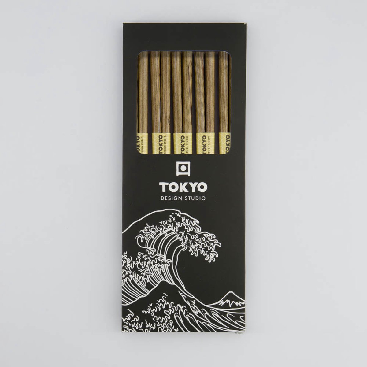 Tokyo Design Studio – Eetstokjes Set – Bruin – Hout – 5 paar