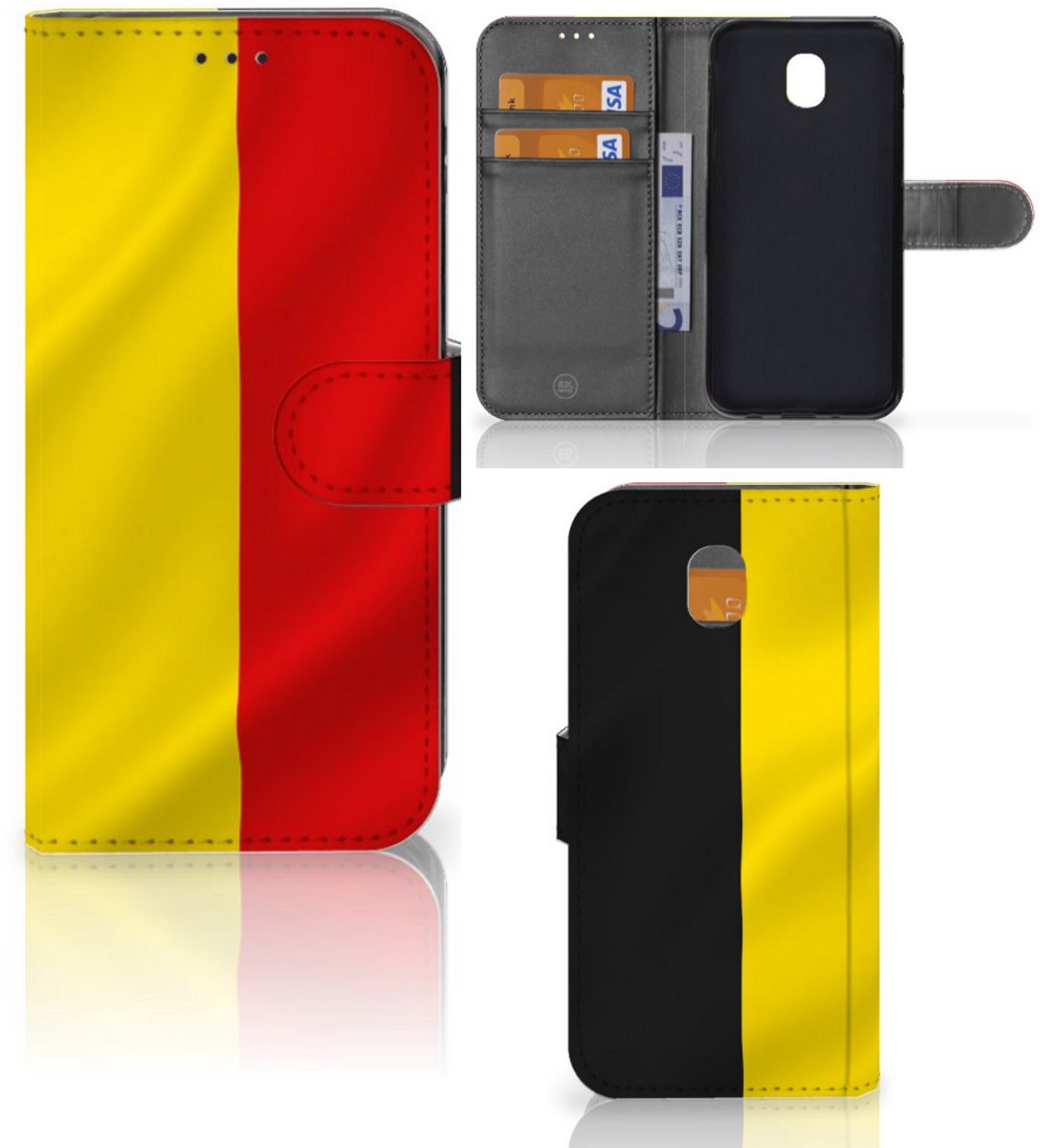 Samsung Galaxy J5 2017 Bookstyle Case Belgische Vlag