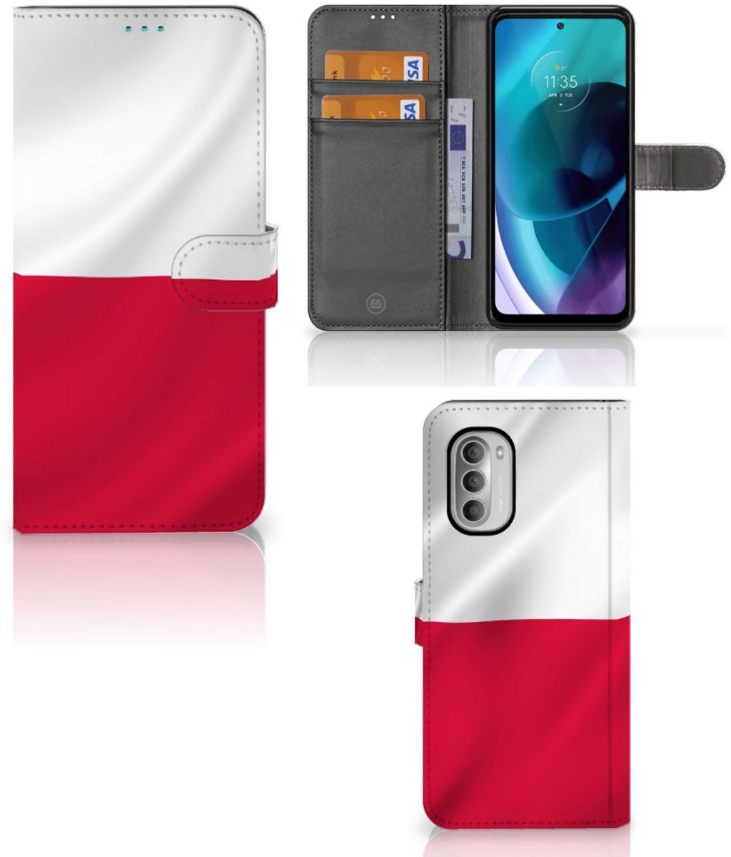 Motorola Moto G51 5G Bookstyle Case Polen
