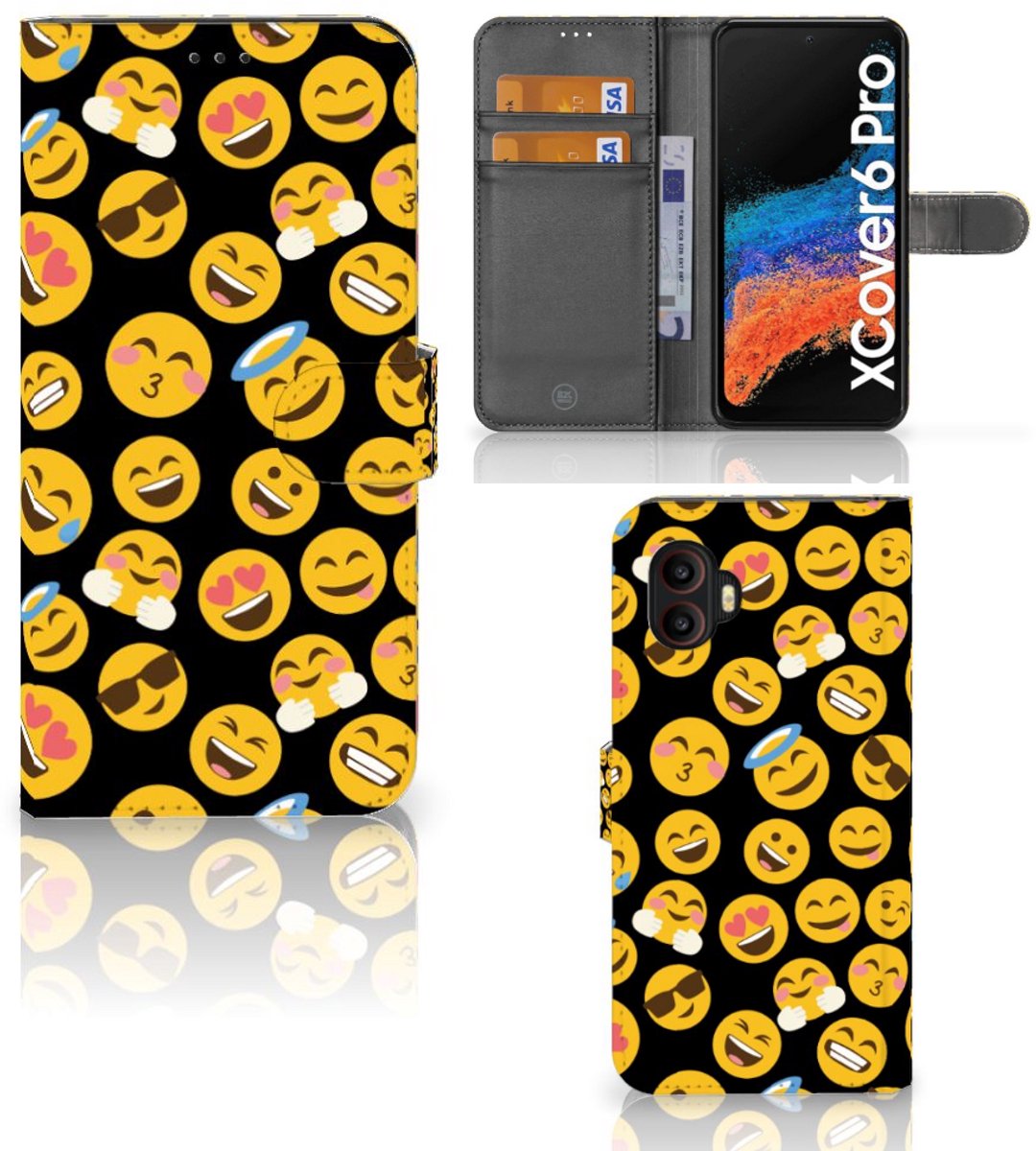Samsung Galaxy Xcover 6 Pro Telefoon Hoesje Emoji
