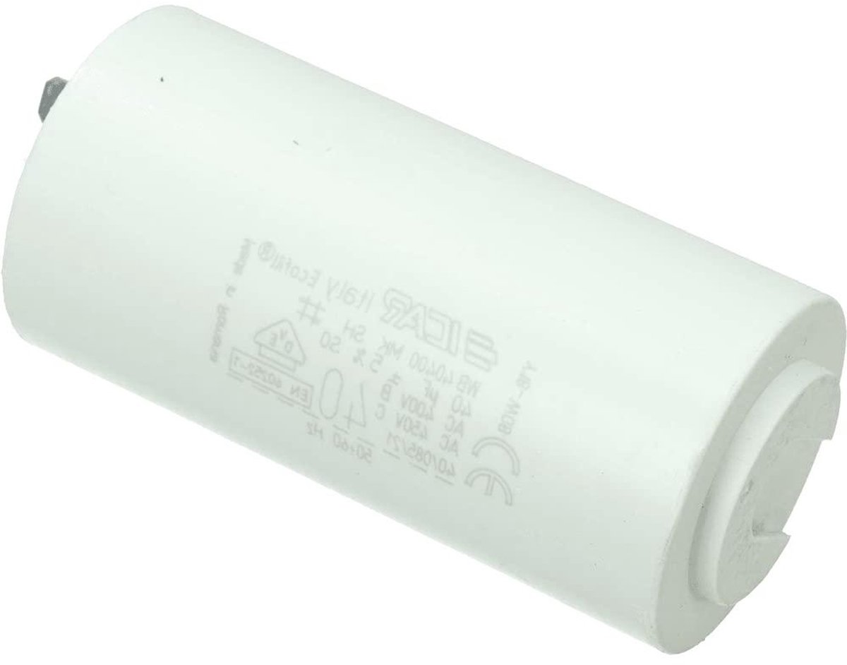 Condensator 40 mf - Startcondensator Motorcondensator - Hogedrukreiniger Starten - 450v Nettoyeur Haute Pression - 40 µF - Zwart