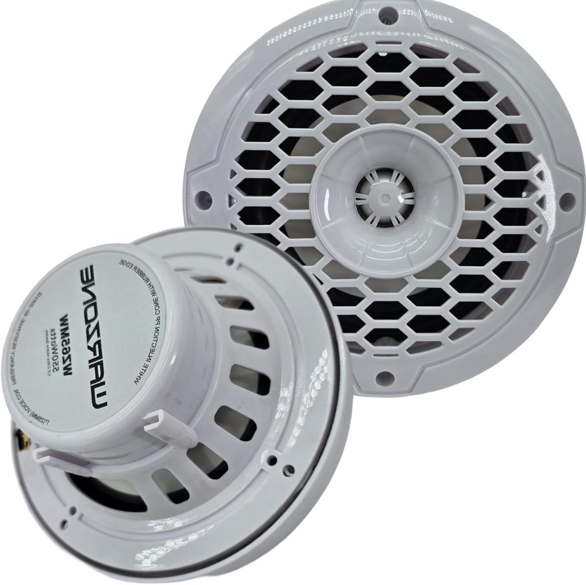 Maritieme Luidsprekers - Outdoor Speakers Boot - Muziek Luisteren Buiten - Waterbestendige Constructie - 65 Inch - Wit