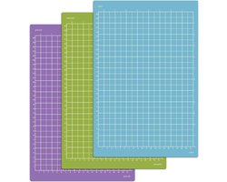 ReArt Snijmatten voor Cricut Joy Xtra - Diverse matten 1 Pack Standaard Grip Mat, 1 Pack Light Grip Mat & 1 Pack Sterke Grip Mat