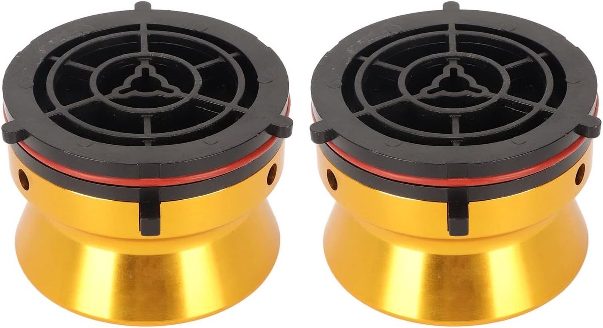 1 Paar Universele Hub Adapters, 10 Inch Opener, Geschikt voor Studer, ReVox, Akai en Teac (Goud)
