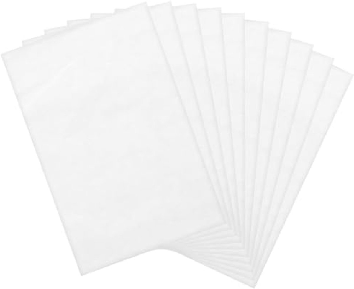 10 stuks dubbelzijdige strijkfolie A4 formaat - zelfklevend textielvlies voor kleding en stof