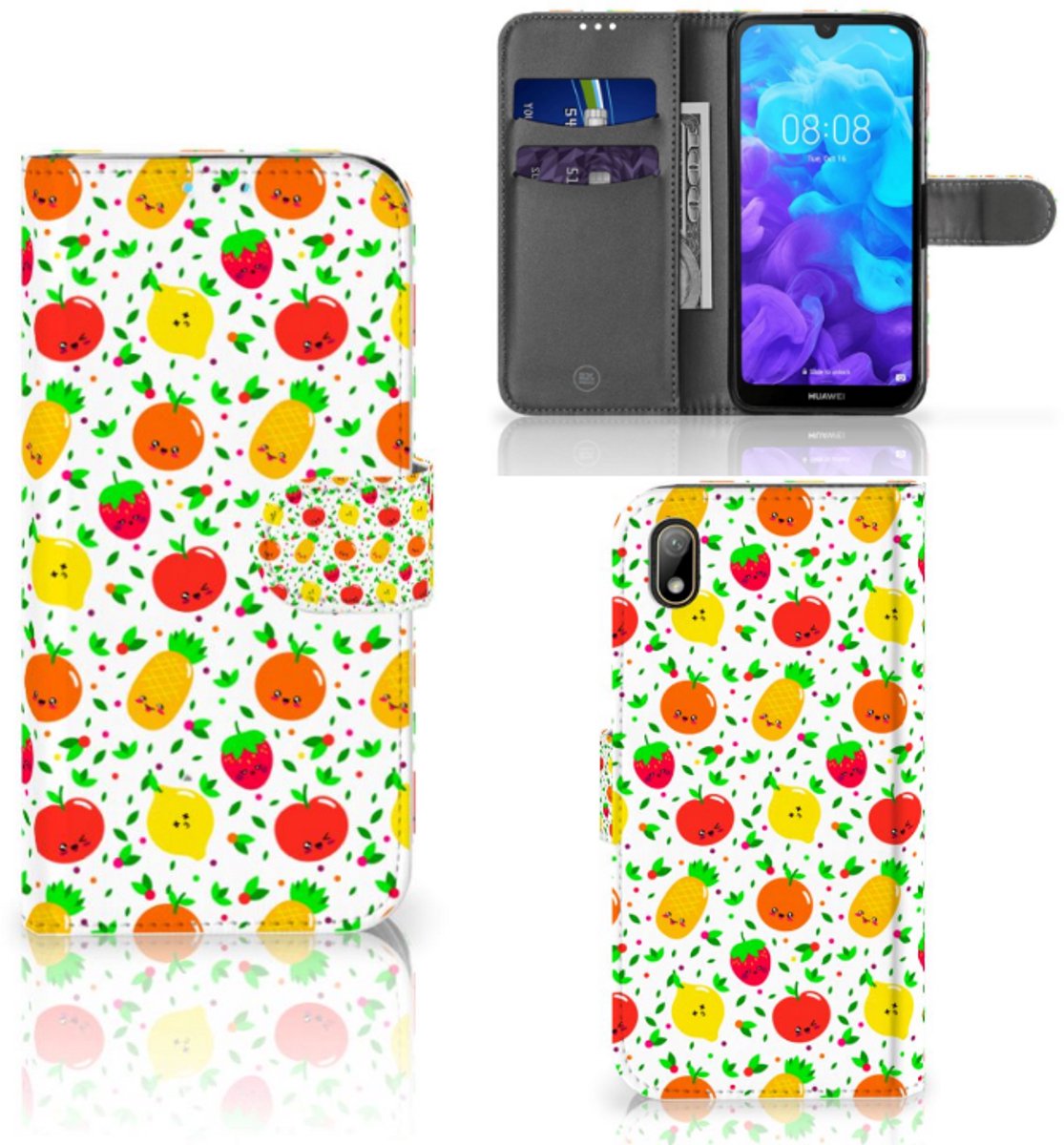 Huawei Y5 (2019) Book Cover Fruits